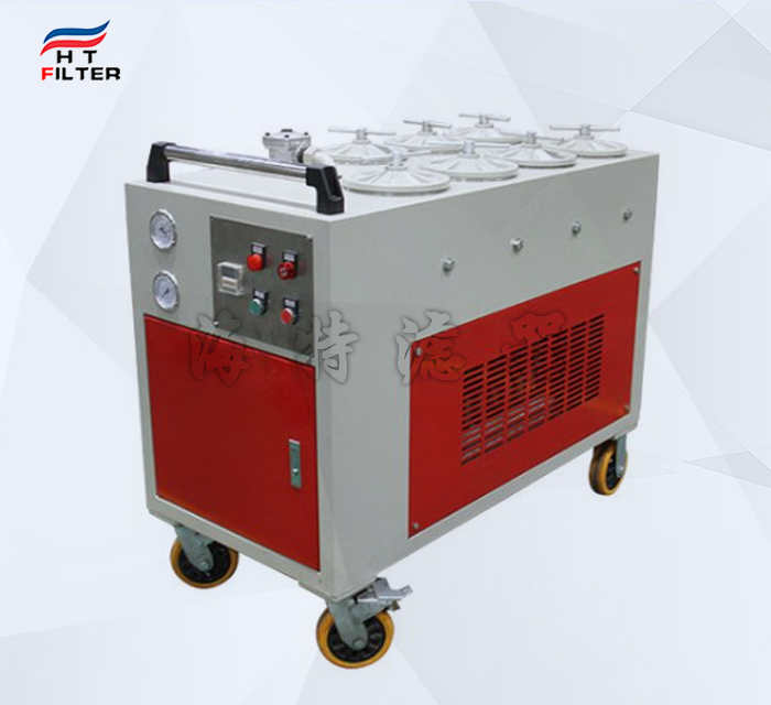 防爆型箱式FLYC三級過濾汽輪機(jī)油移動油濾機(jī)濾油小車